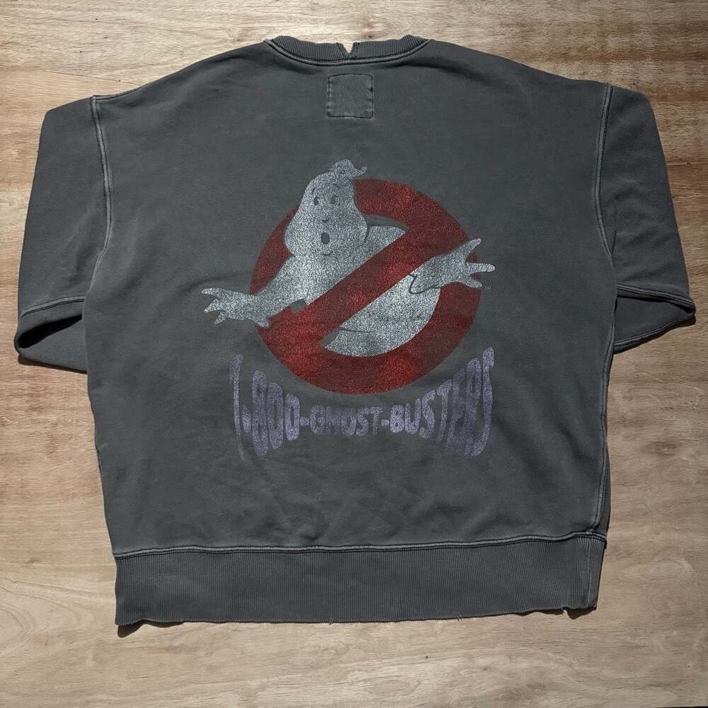Aerie Ghostbusters Crewneck Sweatshirt Women’s Small Oversized Graphic Pullover
